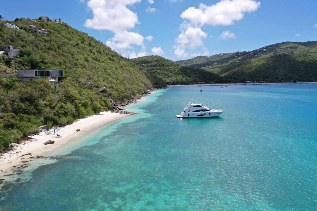 Sailfish Villa Luxury Beachfront Estate Magens Bay Cruz Bay Buitenkant foto