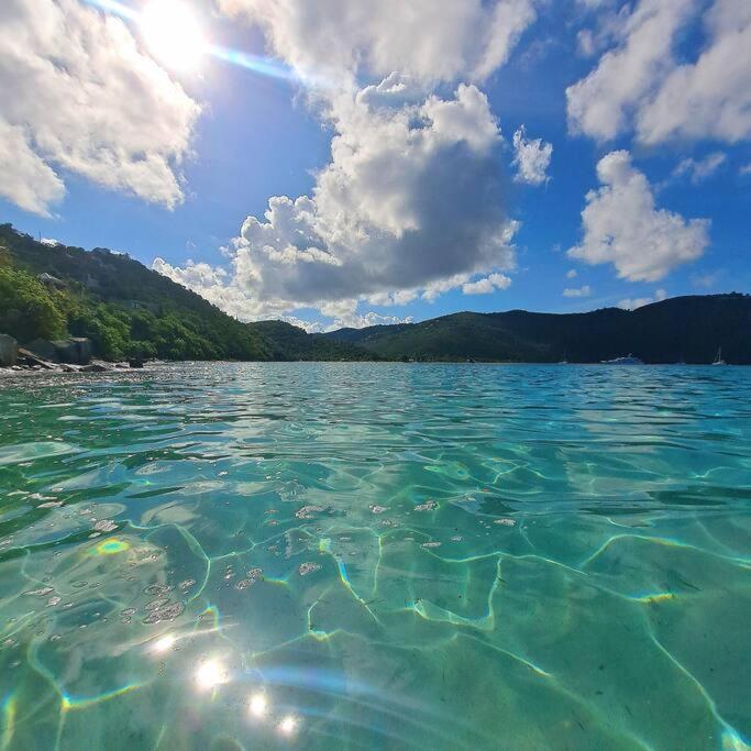 Sailfish Villa Luxury Beachfront Estate Magens Bay Cruz Bay Buitenkant foto