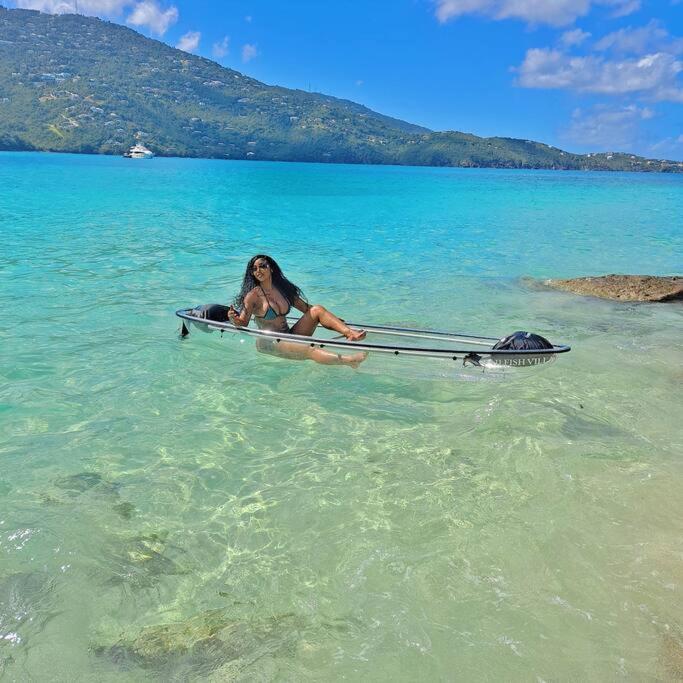 Sailfish Villa Luxury Beachfront Estate Magens Bay Cruz Bay Buitenkant foto